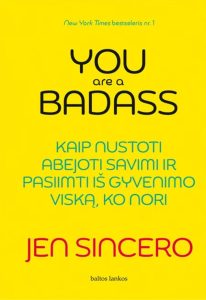 Knygos „You Are a Badass“ viršelis